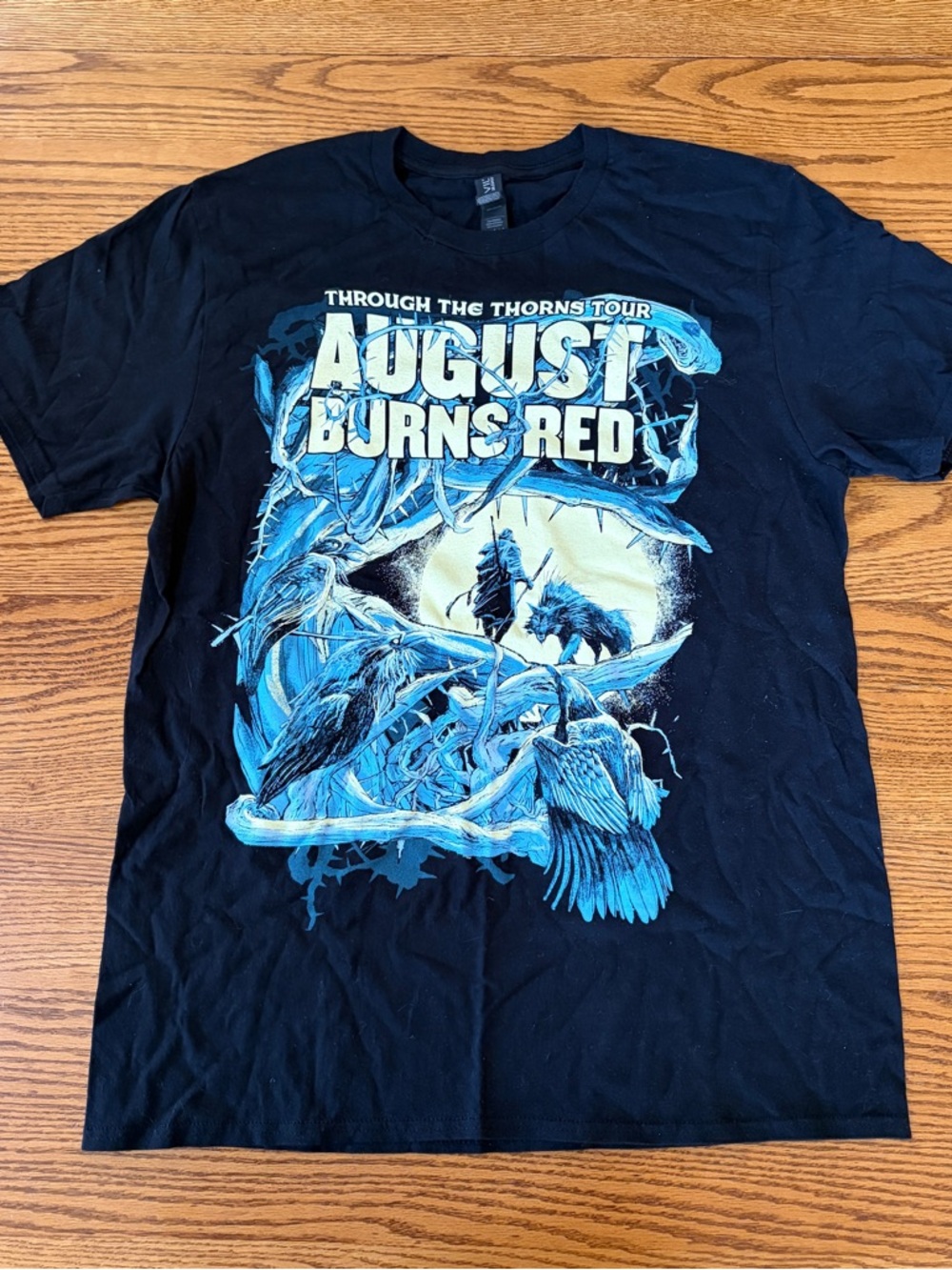 August Burns Red - Black Graphic Band Tee - Through The Thorns Tour 2022